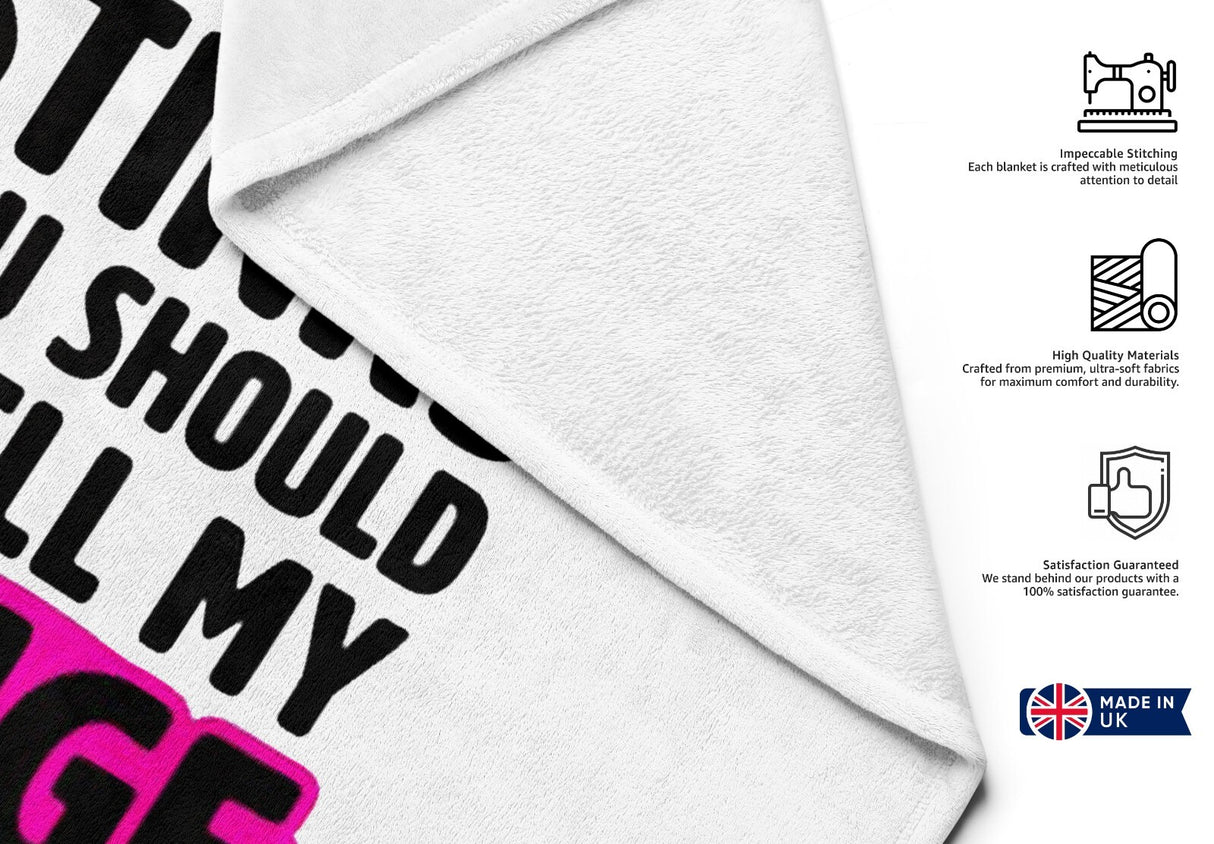 Your Attitude Stinks Rude Funny Custom Coloured Naughty Beach Bath Sheet Towel