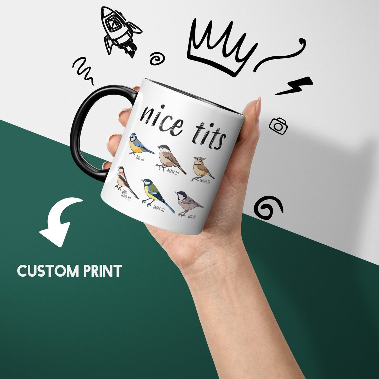 Nice T*ts Heat Sensitive Magic Colour Changing Mug Novelty Drink Cup Gift Idea