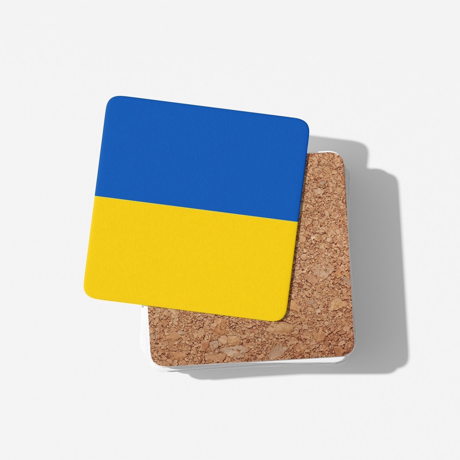 Ukraine Flag Design Patriotic Coffee Tea Mug Cup Set Coaster Gift Him Her Custom