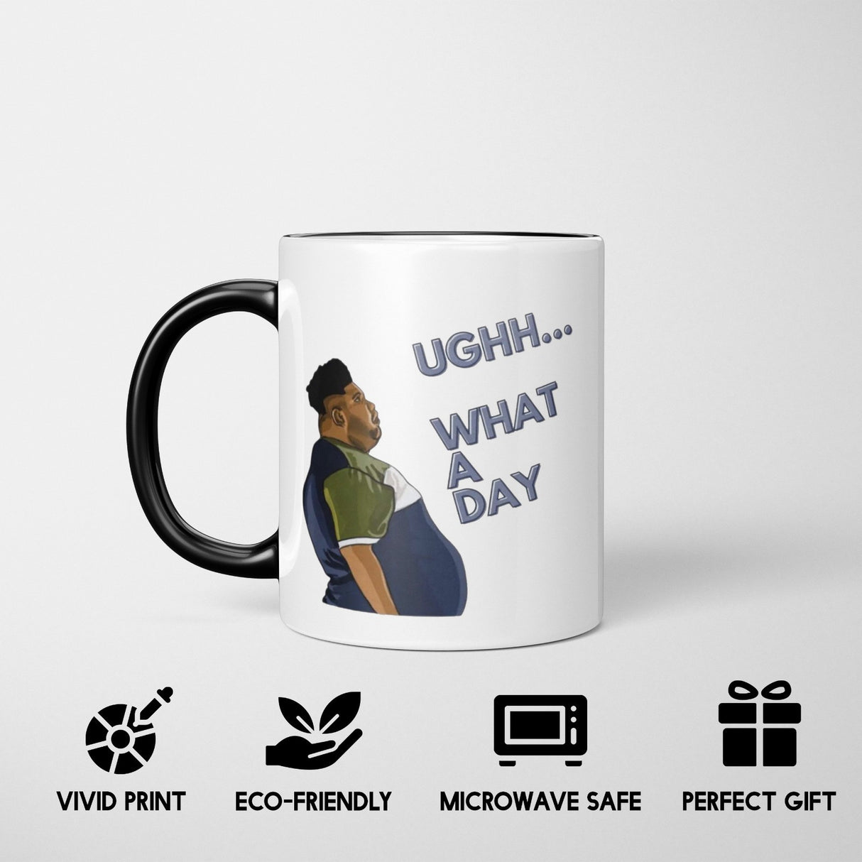 Harvey What A Day Heat Sensitive Magic Colour Changing Mug Novelty Drink Cup