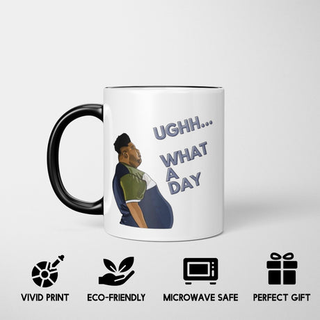 Harvey What A Day Heat Sensitive Magic Colour Changing Mug Novelty Drink Cup