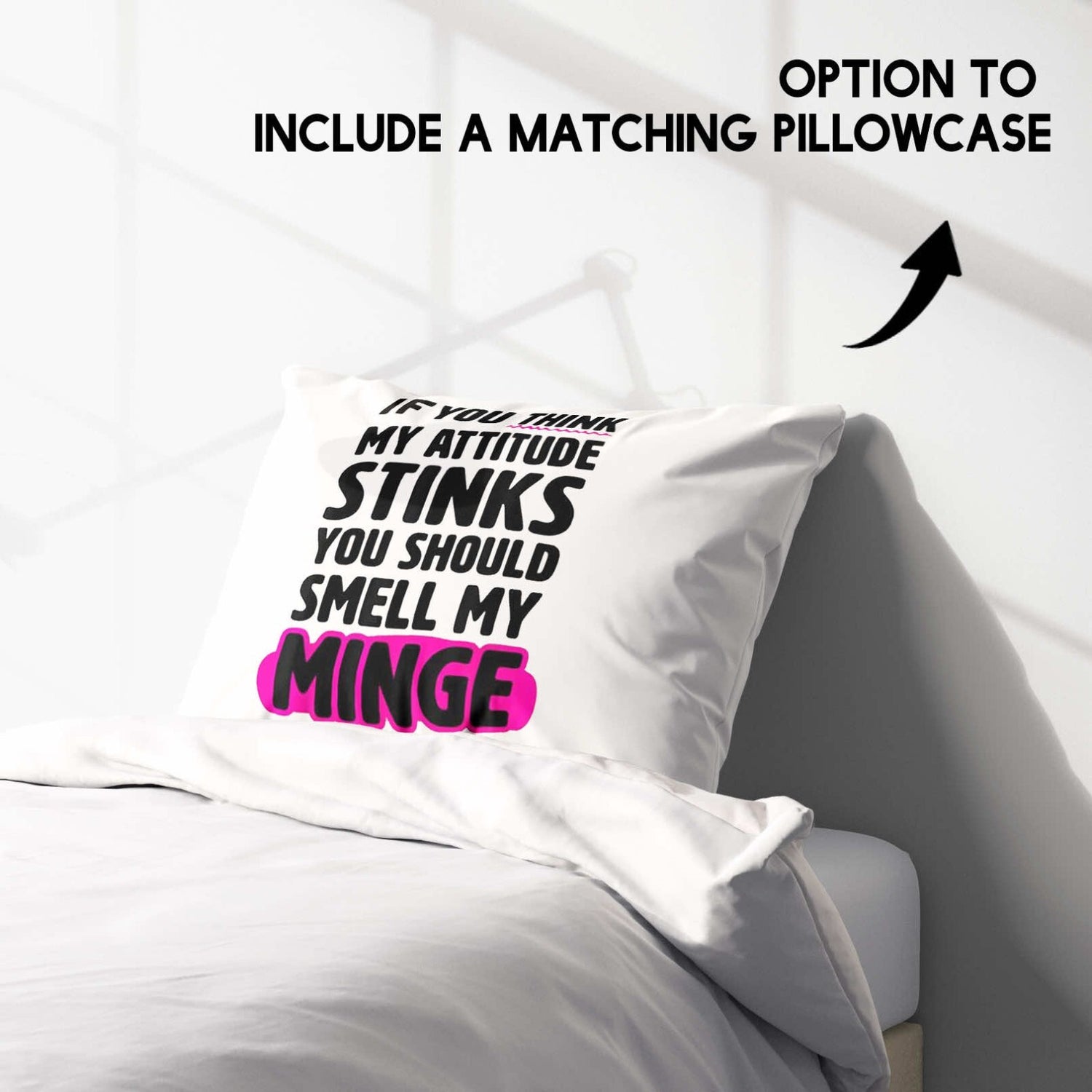 Attitude Stinks Rude Funny Any Colour Soft Single Size Novelty Bed Duvet Cover