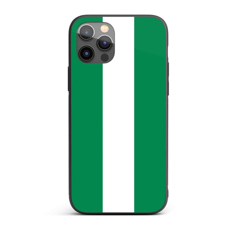 Nigeria Flag Design Printed iPhone Case - Black TPU Cover Protector Custom Gift