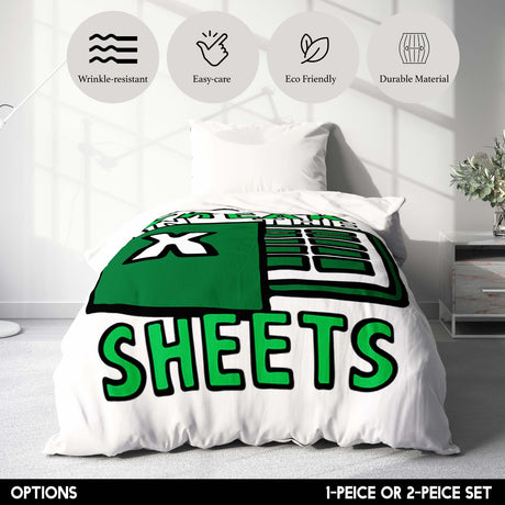Freak In The Sheets Rude Funny Custom Soft Single Size Novelty Bed Duvet Cover