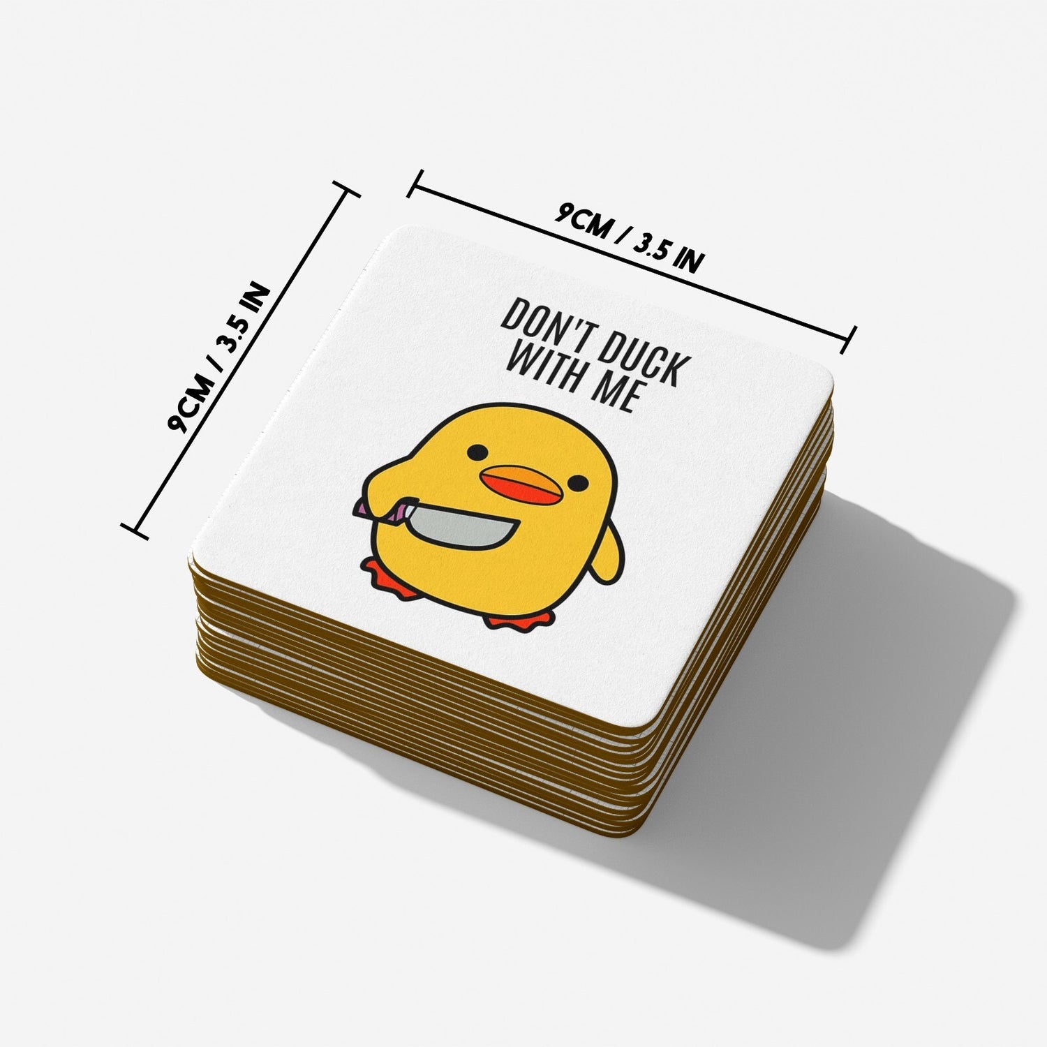 Don't Duck With Me Rude Cheeky Funny Gift Coffee Tea Mug Coaster Option Him Her