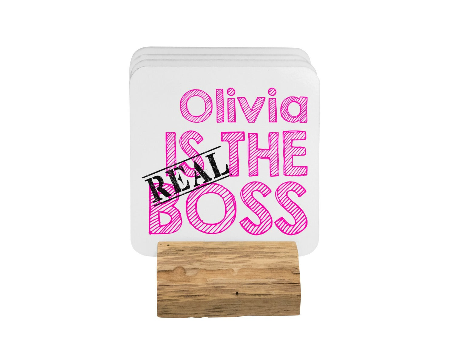 Set of 2 His & Hers The Real Boss Novelty Funny Personalised Coffee Mug Tea