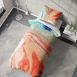Liquid Marble Custom Design Coloured Soft Single Size Novelty Bed Duvet Cover