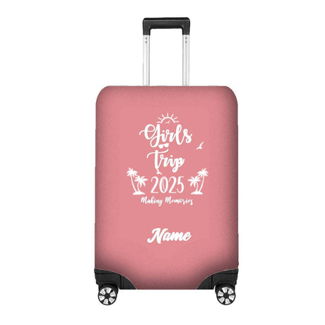 Custom Group Trip Name - Gift Custom Luggage Cover Personalise Suitcase Protect