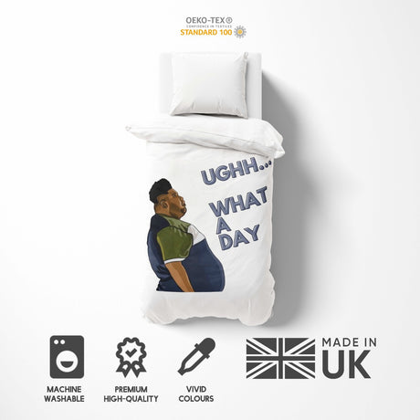 Harvey What A Day Rude Funny Custom Soft Single Size Novelty Bed Duvet Cover