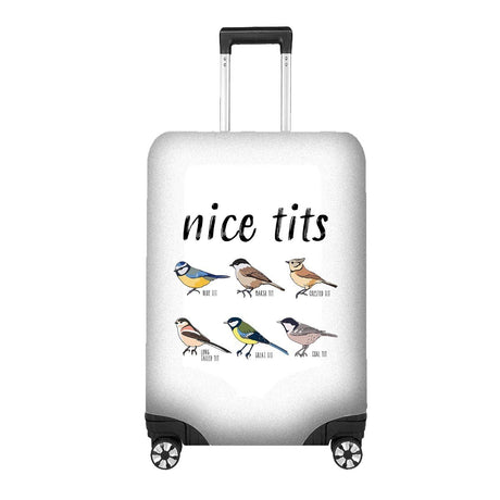 Nice T*ts Rude Funny Custom Luggage Cover Gift Personalised Suitcase Protector