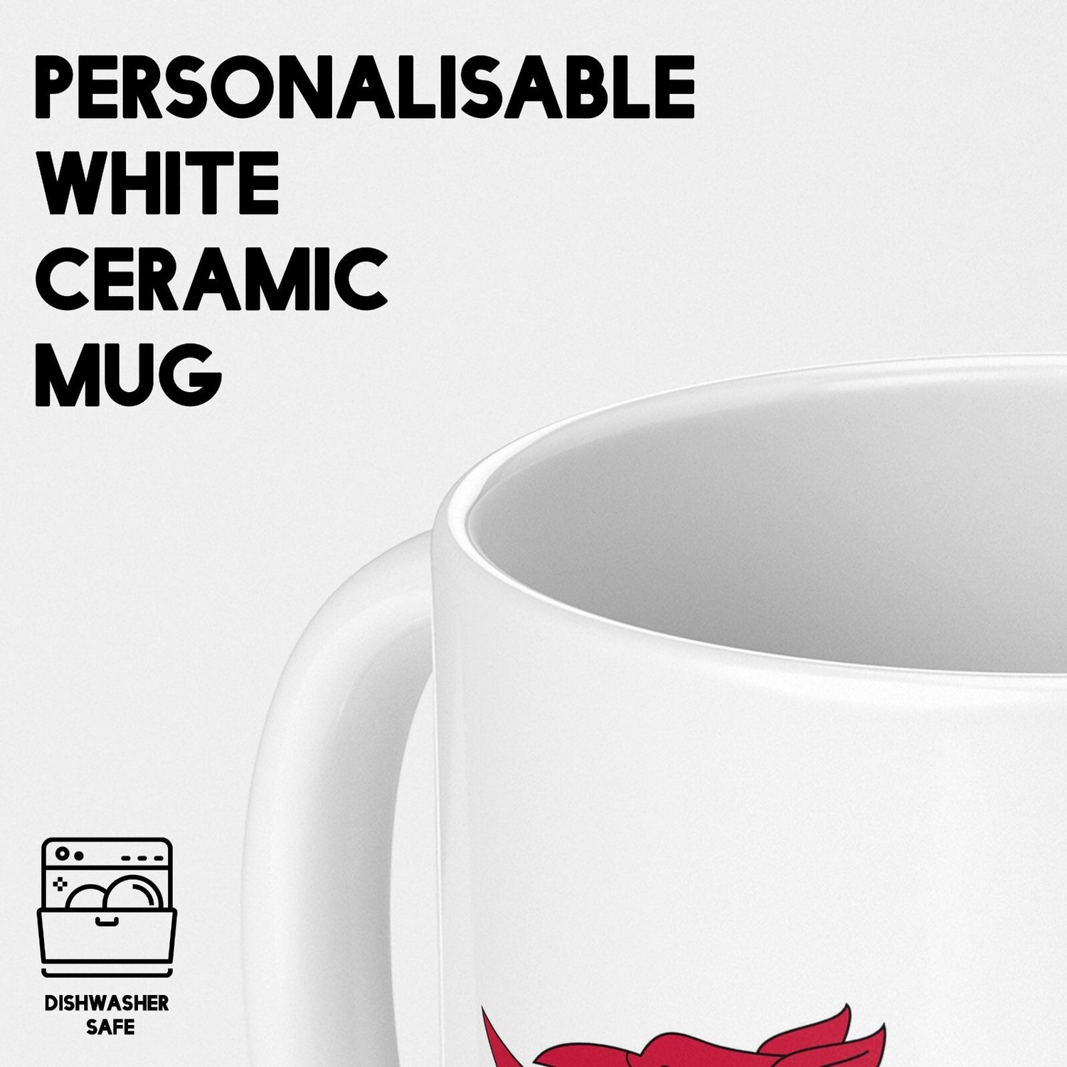 Wales Flag Welsh Dragon Custom Printed Coffee Tea Mug Coaster Gift Him Her