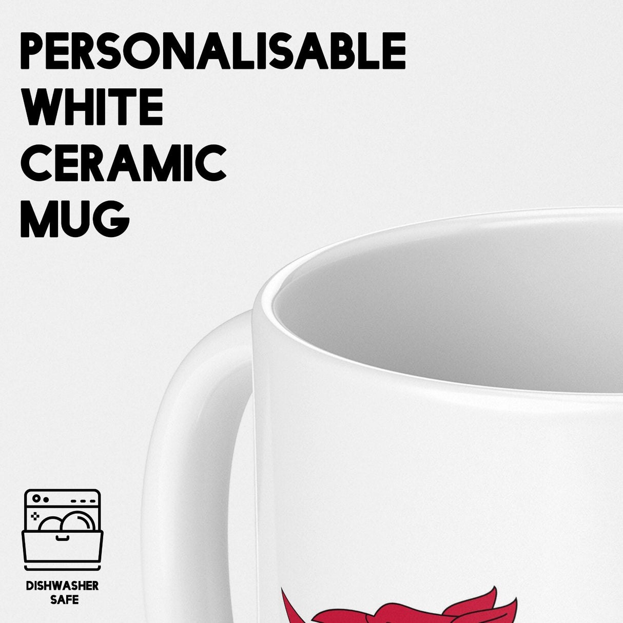 Wales Flag Welsh Dragon Custom Printed Coffee Tea Mug Coaster Gift Him Her