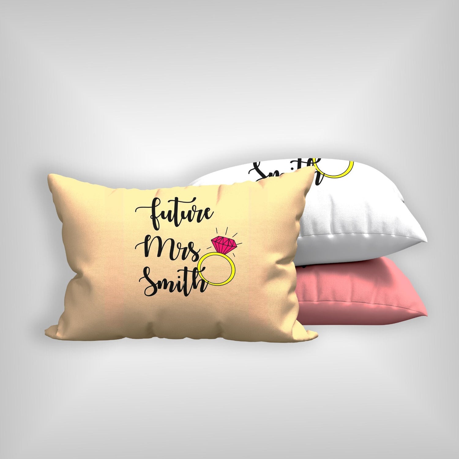 Future Mrs Fiancé Wife To Be Romantic Novelty Single Bed Duvet Cover Pillowcase