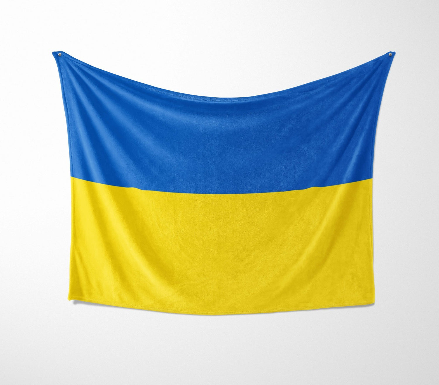 Ukraine Flag Ukrainian Fleece Blanket - Home Decor Throw Gift Custom Made Soft