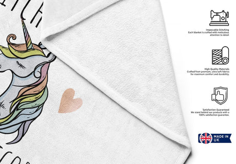 B*itch Please Im a Unicorn Funny Custom Coloured Naughty Beach Bath Sheet Towel