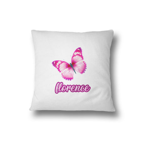 Pink Butterfly Filled Cushion Bedroom Decoration