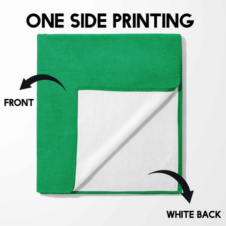 Irish Flag Ireland Gift Towel Custom Made Soft Highly Absorbent Beach Bath Sheet