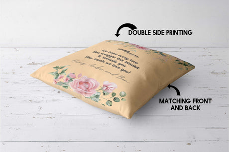 Mum We Hope Every Time Mother's Day Novelty Memory Square Filled Cushion Gift