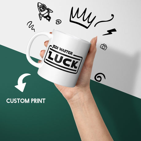 Jedi Star Wars Theme Inspired Personalise Name Custom Tea Coffee Mug Set Gift