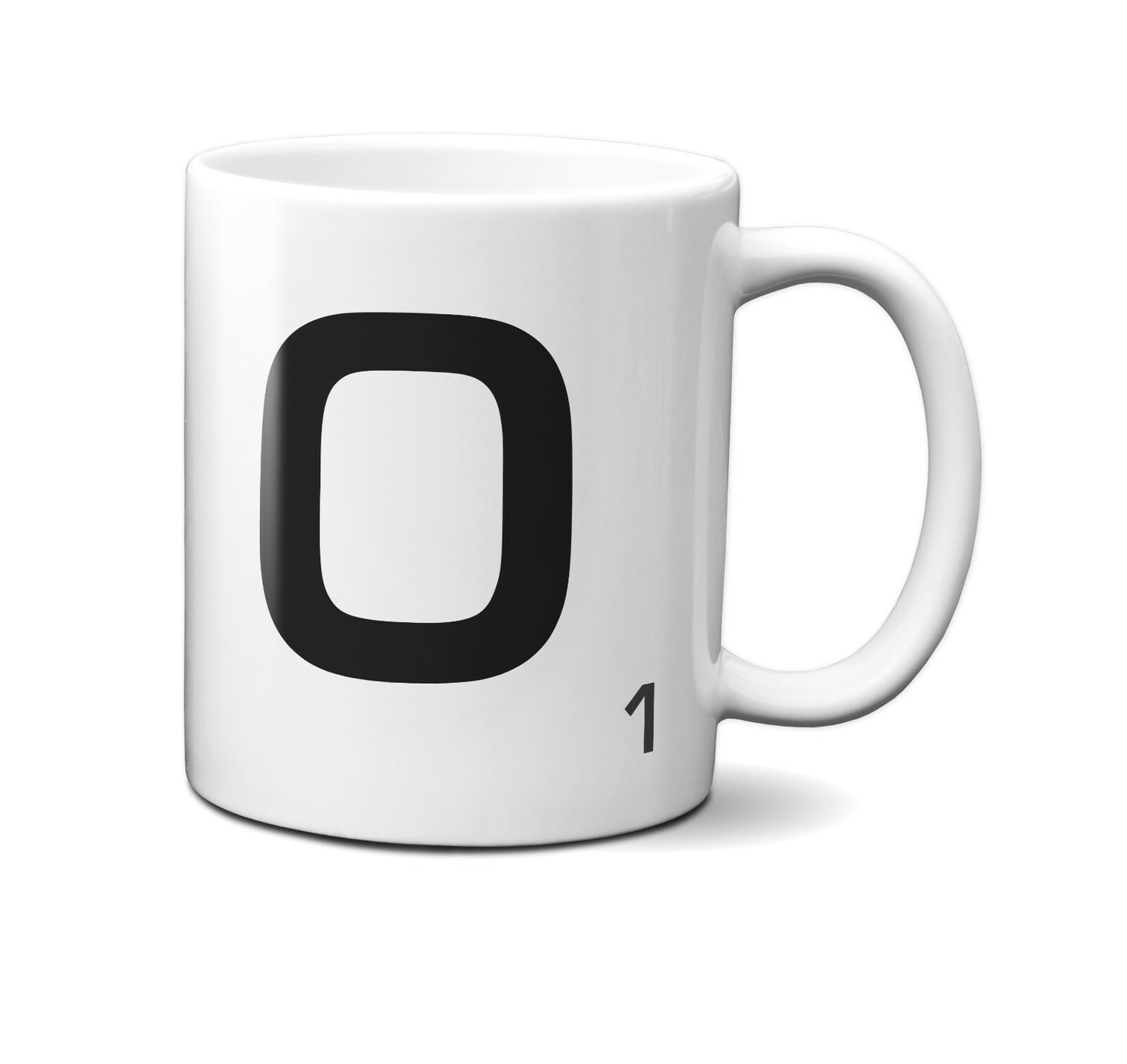 Scrabble Inspired Letter Mug Personalised Gift AZ Letters Gift 11oz Ceramic