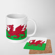 Wales Flag Welsh Dragon Custom Printed Coffee Tea Mug Coaster Gift Him Her