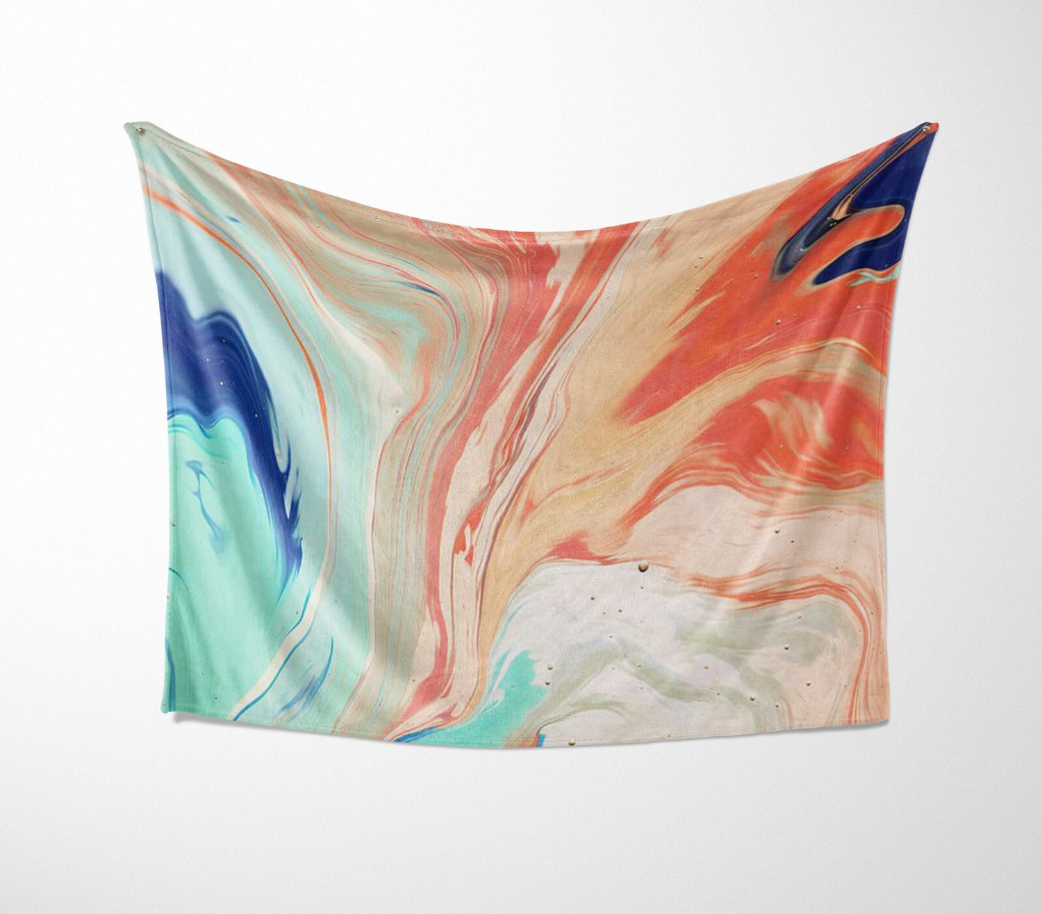 Liquid Marble Abstract  Custom Design Novelty Fleece Mink Blanket Throw Gift