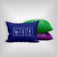 Personalised Name Science Chemical Periodic Table Printed Soft Pillowcase Pillow