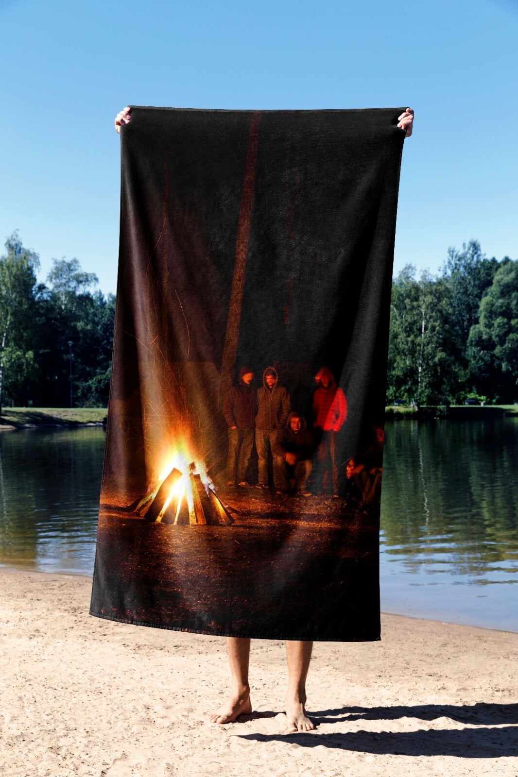 Upload Your Own Photo Personalised Custom Soft Absorbent Beach Bath Sheet Towel