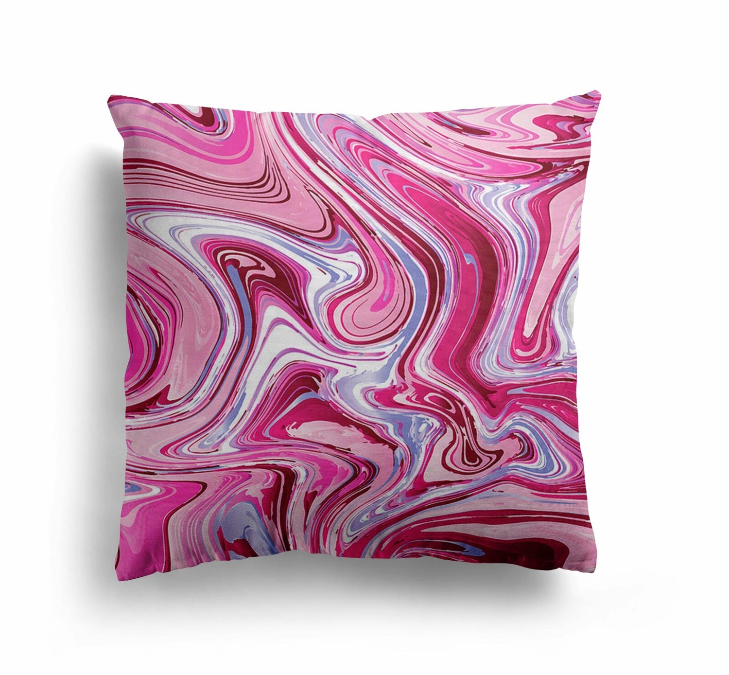 Liquid Marble Custom Design Coloured Novelty Square Filled Cushion Decor Gift