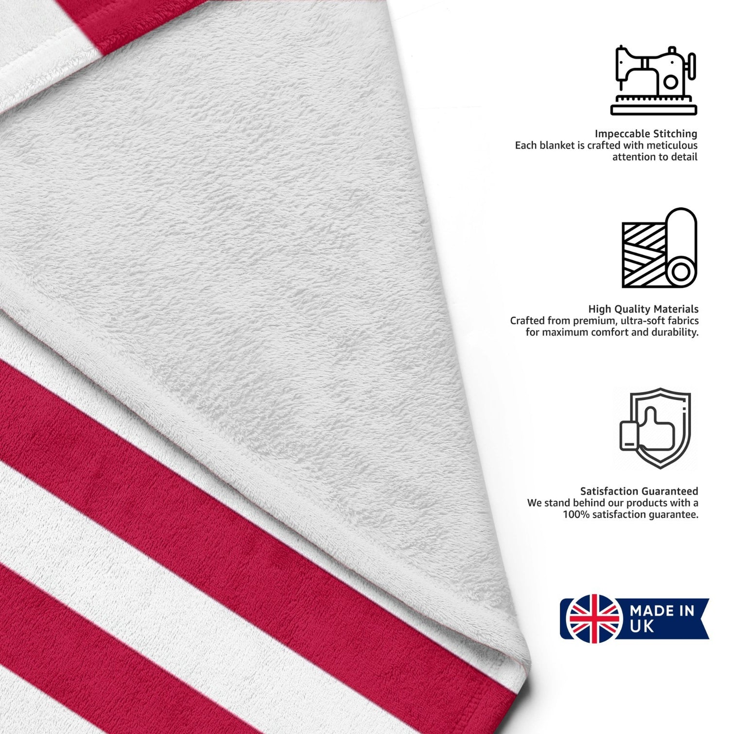 USA Flag America Towel - Highly Absorbent Beach Bath Sheet Custom Made Soft Gift