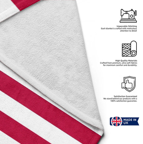 USA Flag America Towel - Highly Absorbent Beach Bath Sheet Custom Made Soft Gift