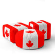 Canada Flag Canadian Ottoman Filled Pouffe Footrest Washable Cover Custom Gift
