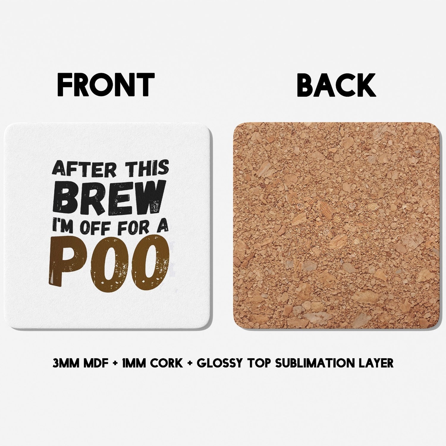 "After This Brew" Rude Funny Cheeky Gift Coffee Tea Mug + Coaster Option Him Her