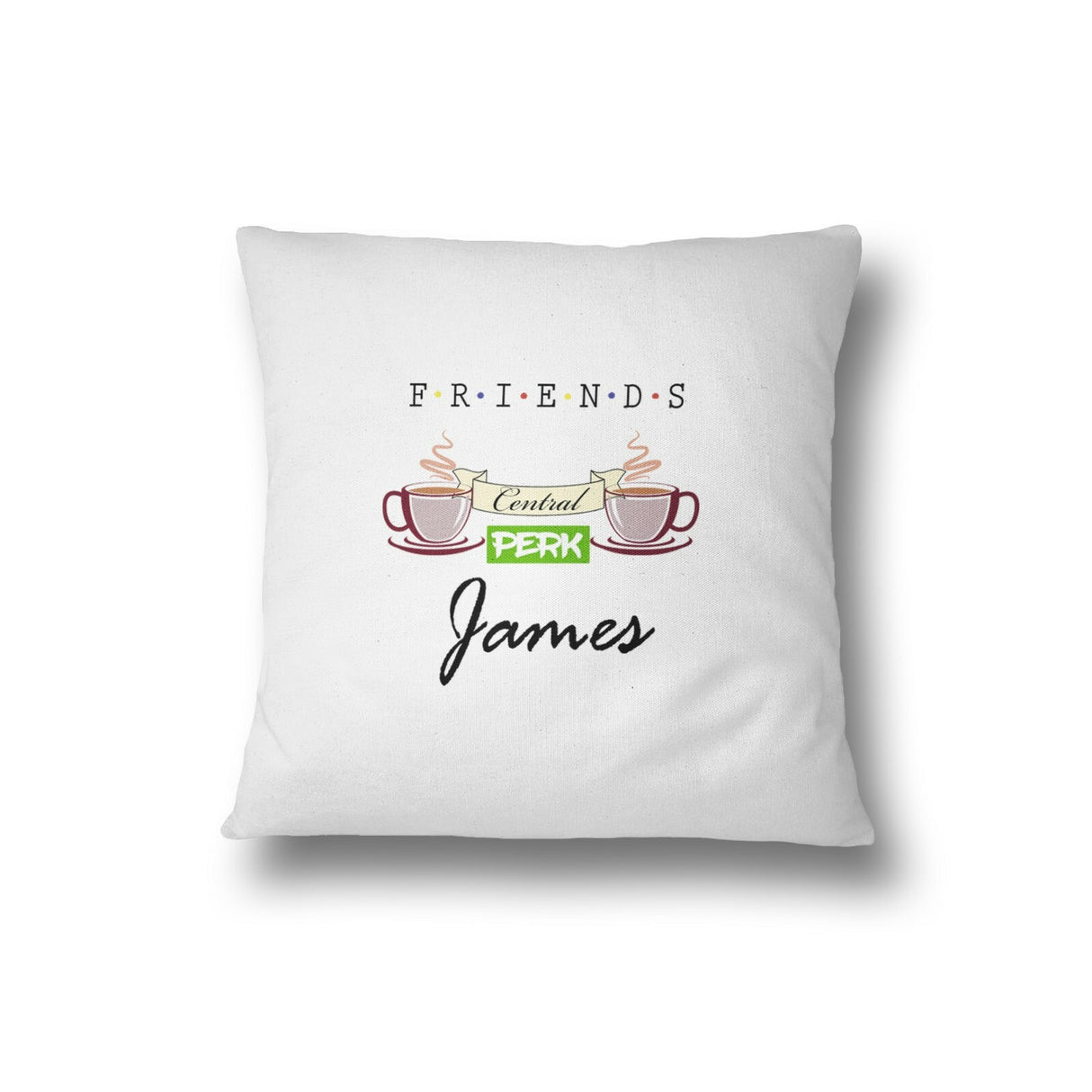 Friends Inspired Central Perk Filled Cushion Bedroom Decoration
