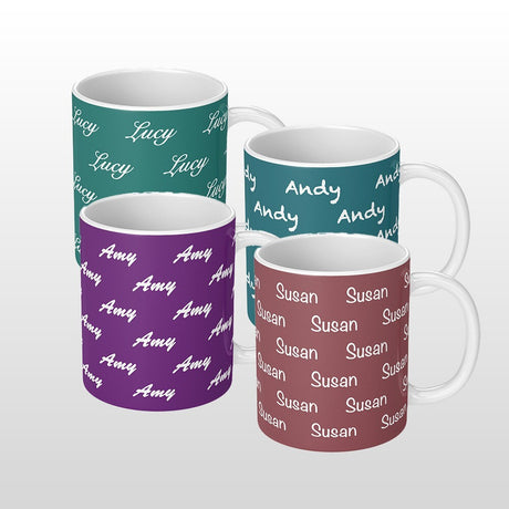 Personalised Any Name Text Any Colour Print Coffee Tea Mug Coaster Gift Him Her