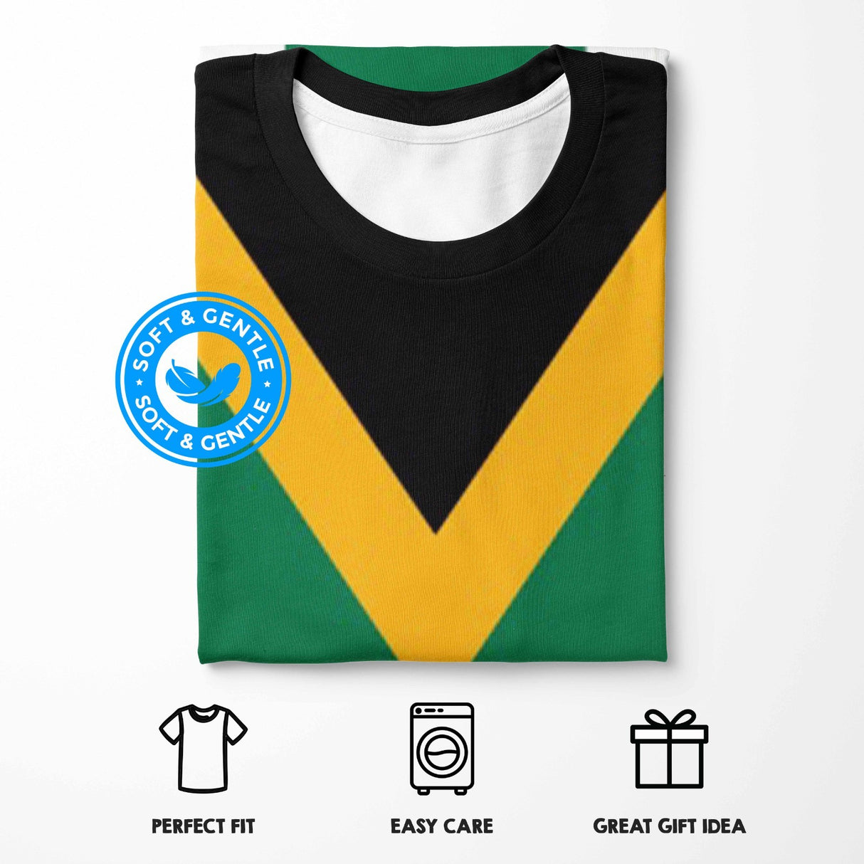 South Africa Flag Custom All-Over Printed Unisex T-Shirt Top Gift Patriotic Tee