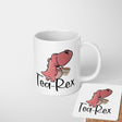 Tea-Rex Dinosaur Novelty Custom Coffee Tea Mug Coaster Set Option Gift Him Her