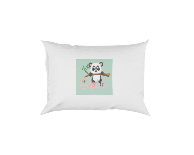 Personalised Name Panda Cute Soft Pillowcase Pillow Case Cover