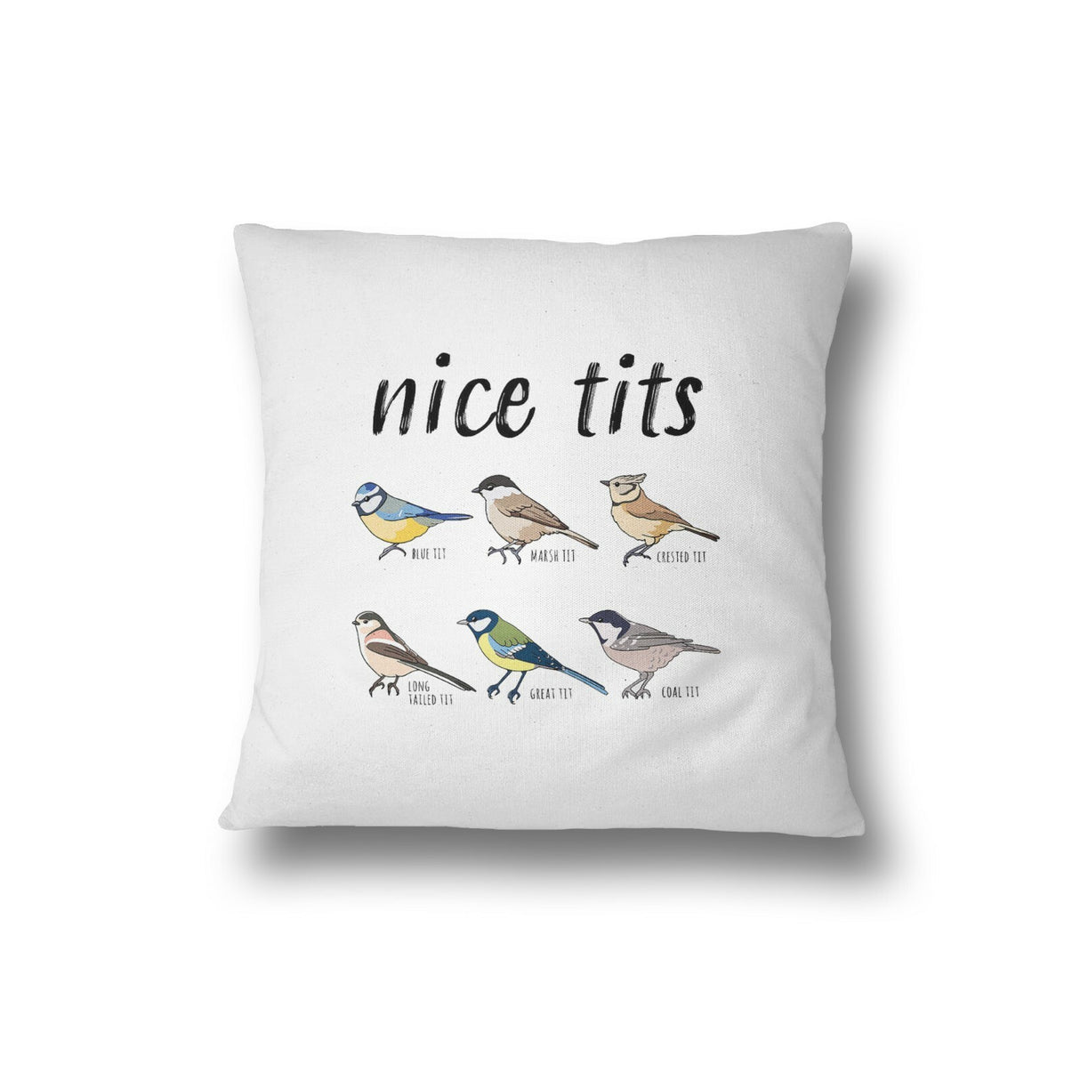 Nice Birds Bird Prank Funny Humour Filled Cushion Gift Bedroom Decoration