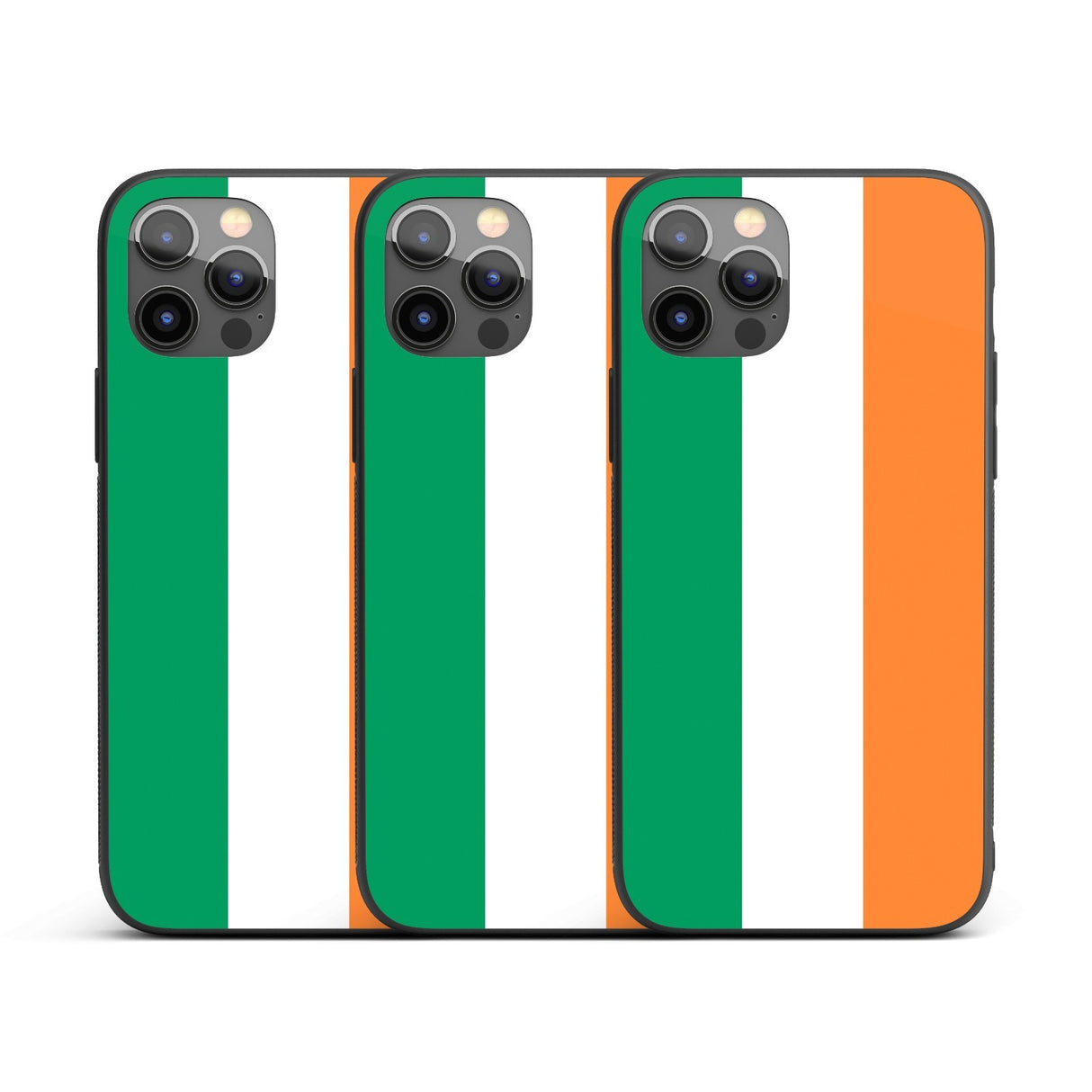 Ireland Flag Irish Gift Protector Custom Printed iPhone Case - Black TPU Cover