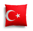Turkey Flag Turkish Design Filled Square Cushion Decorative Throw Gift Any Size