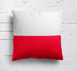 Poland Flag Polish Design Filled Square Cushion Decorative Throw Gift Soft Size