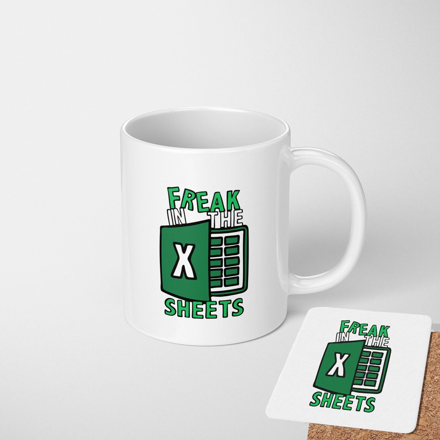 Freak In The Sheets Rude Funny Cheeky Gift Coffee Tea Mug Coaster Option Him Her