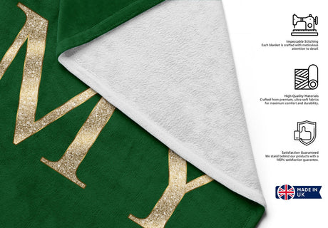 Personalised Any Name Name Vector Gold Coloured Absorbent Beach Bath Sheet Towel