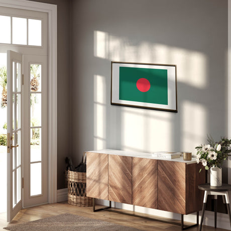 Bangladesh Flag Design Custom Wall Art Poster Picture Print Decor Patriotic Gift