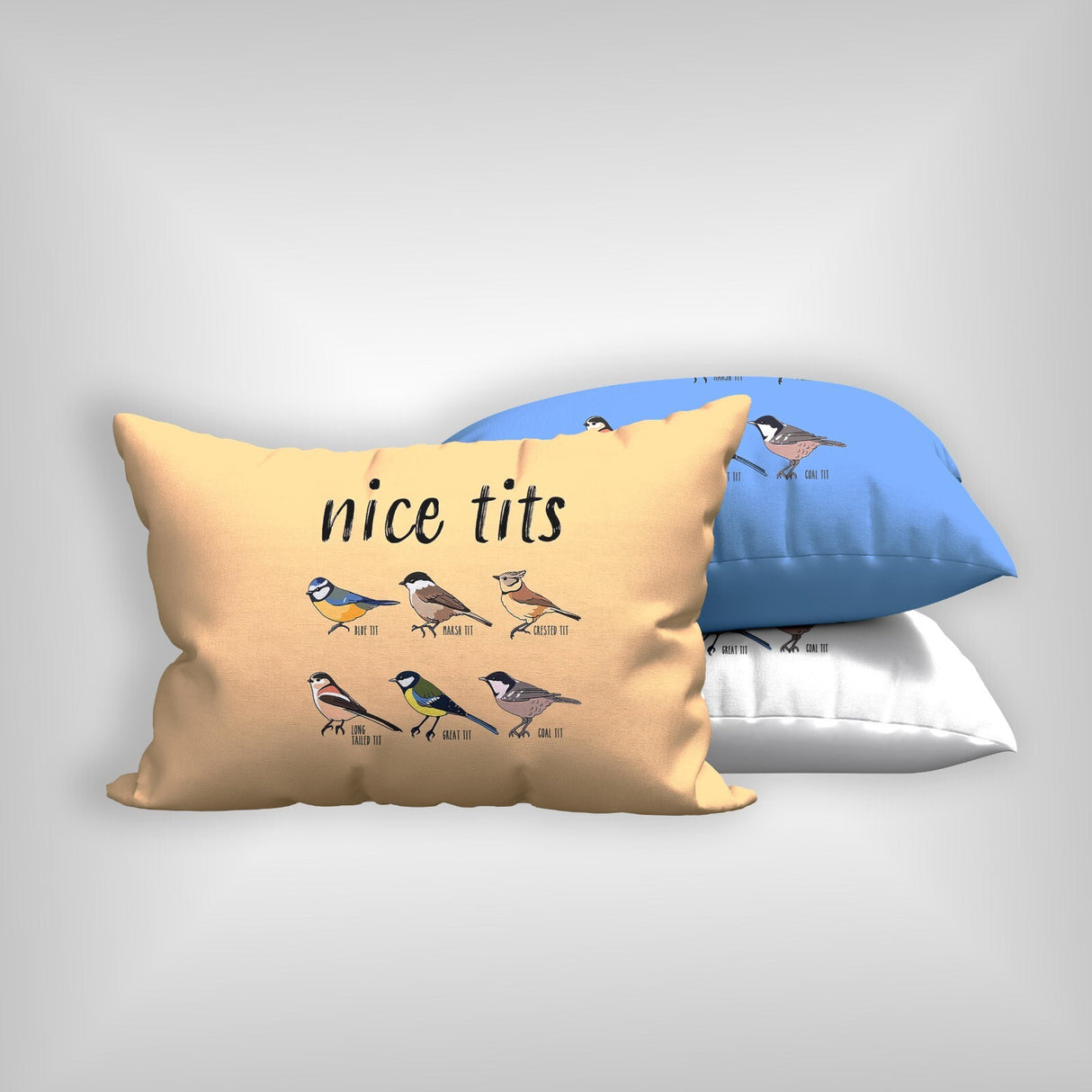 Nice Birds Bird Prank Funny Cheeky Novelty Single Bed Duvet Cover Set Pillowcase