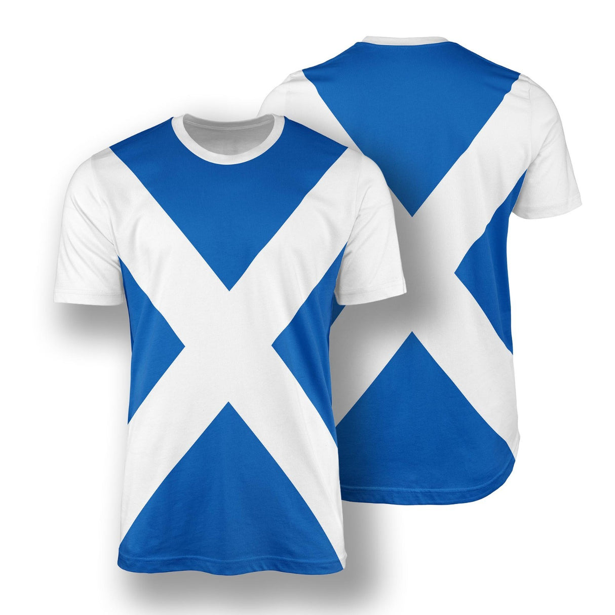 Scottish Flag Cross Custom All-Over Printed Unisex T-Shirt Patriotic Tee Gift