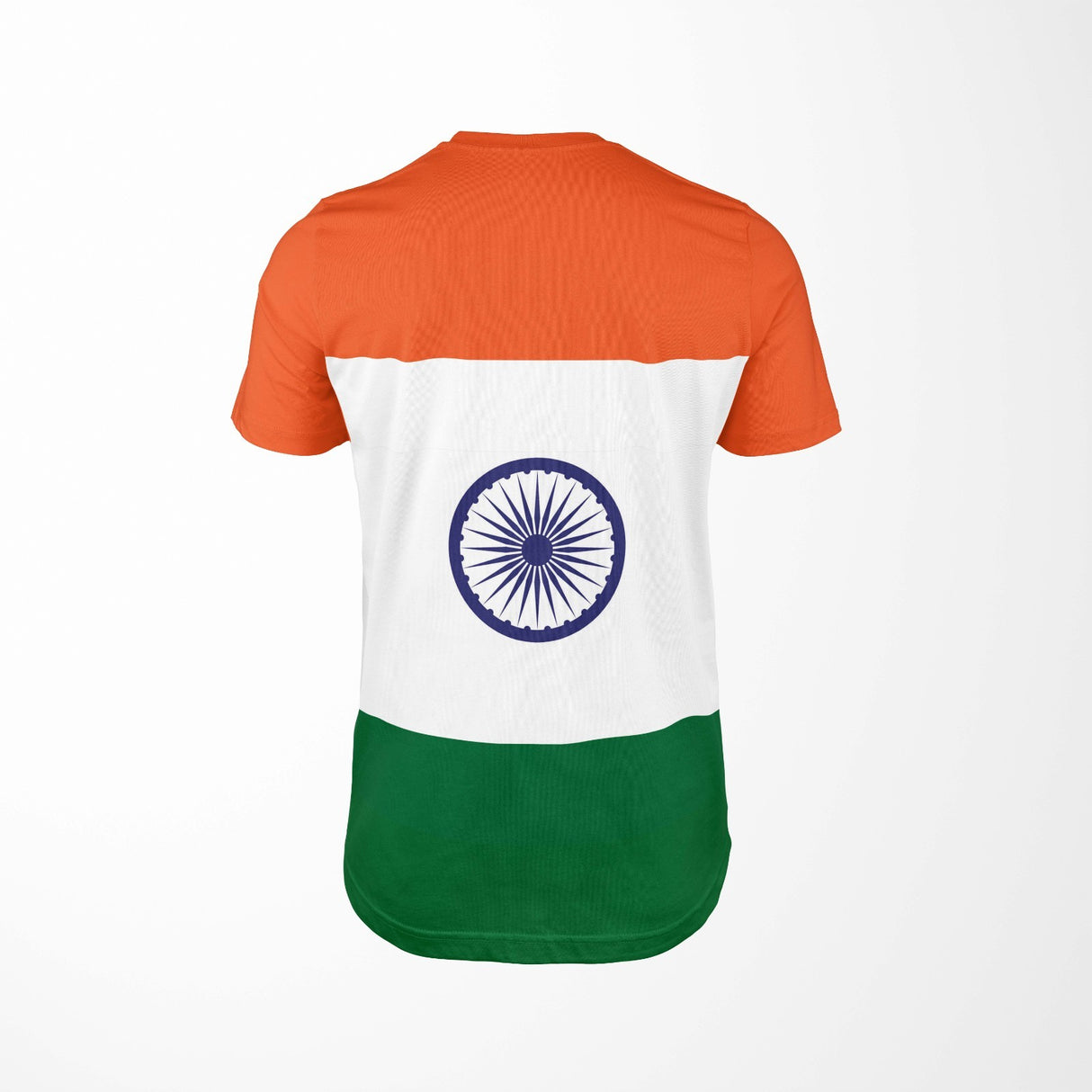 Indian Flag India Custom All-Over Printed Unisex T-Shirt Top Gift Patriotic Tee
