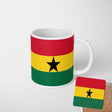 Ghana Flag Ghanaian Patriotic Coffee Tea Mug Cup Set Coaster Gift Him Her Custom