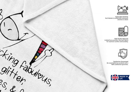 Unicorn Pee Glitter Rude Funny Custom Coloured Naughty Beach Bath Sheet Towel